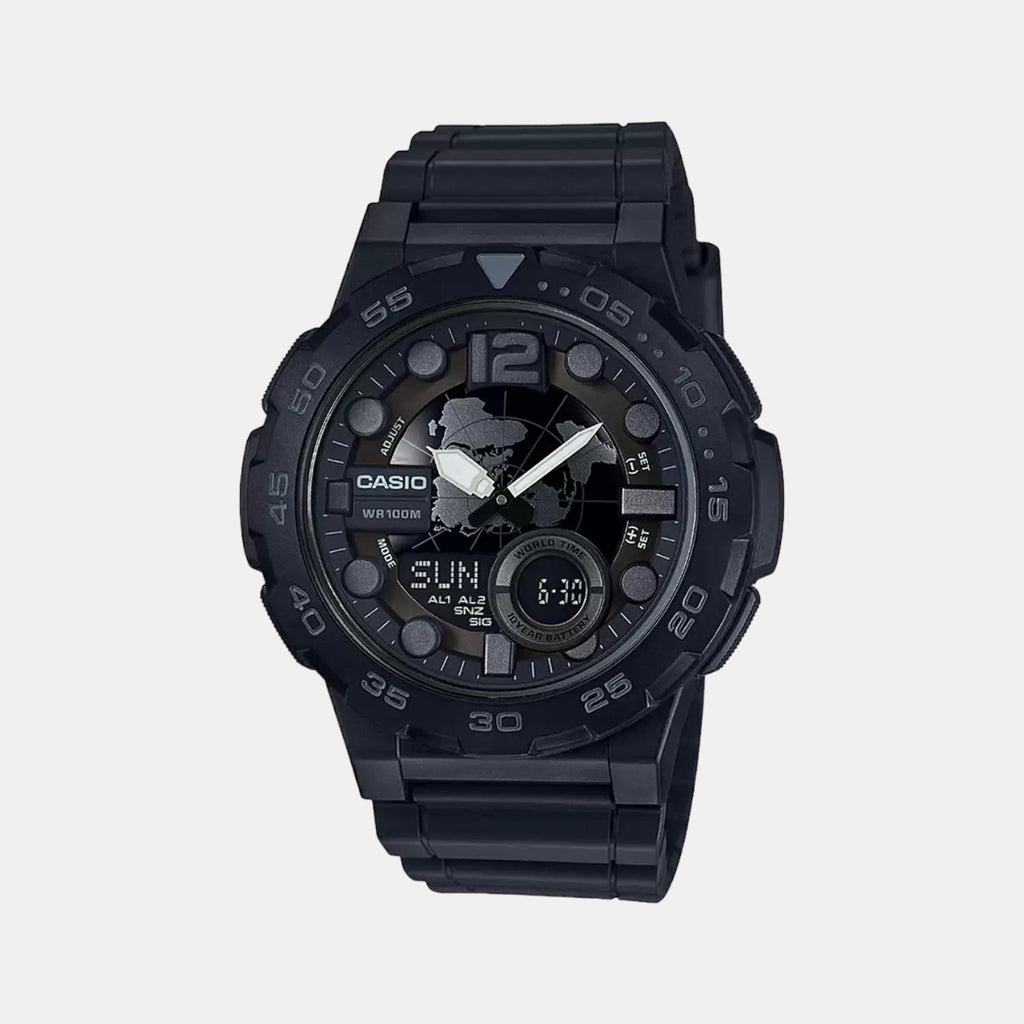 Casio Round Black Analog-Digital watch