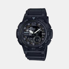 Casio Round Black Analog-Digital watch