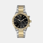 Emporio Armani Round Black Analog watch