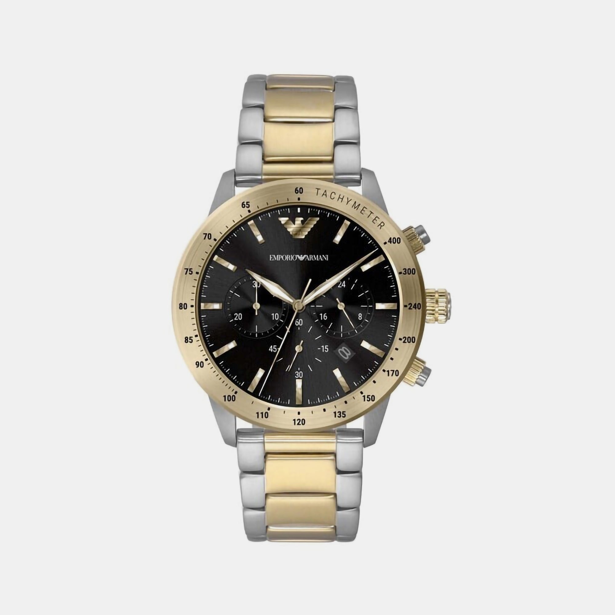 Emporio Armani Round Black Analog watch