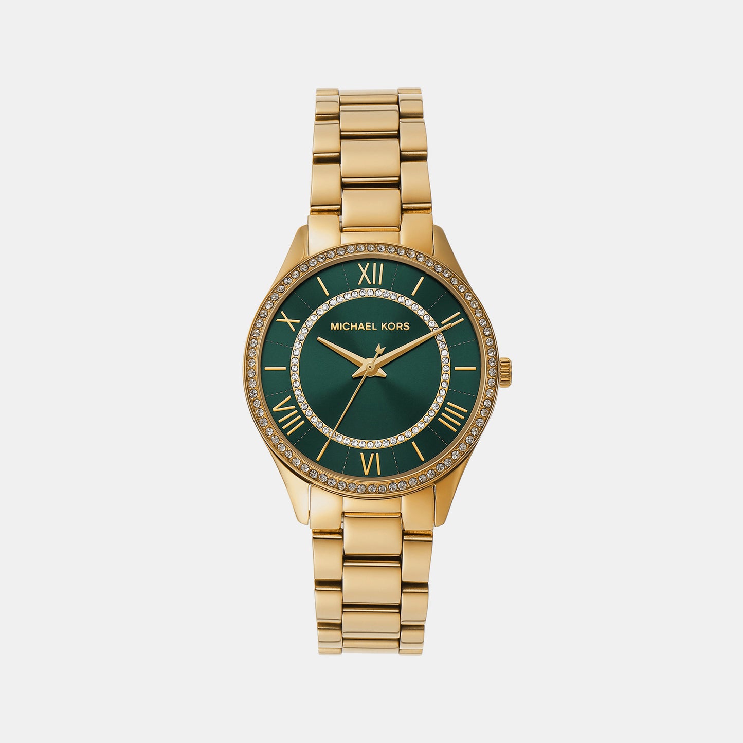 Female Green Analog Stainless Steel Watch MK4737