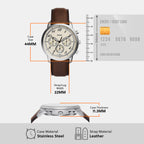 Fossil 30 mm Brown Quartz watch