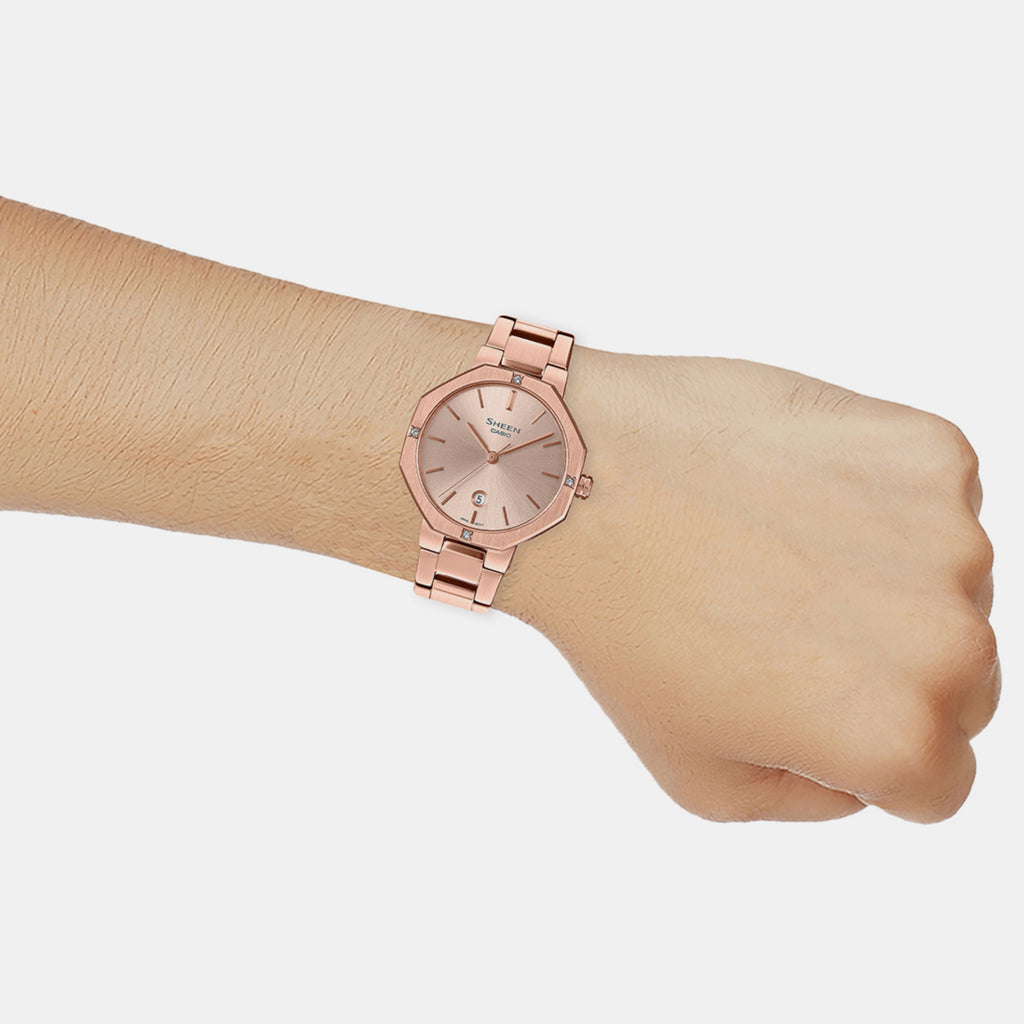 Casio Stainless Steel Rose Gold watch