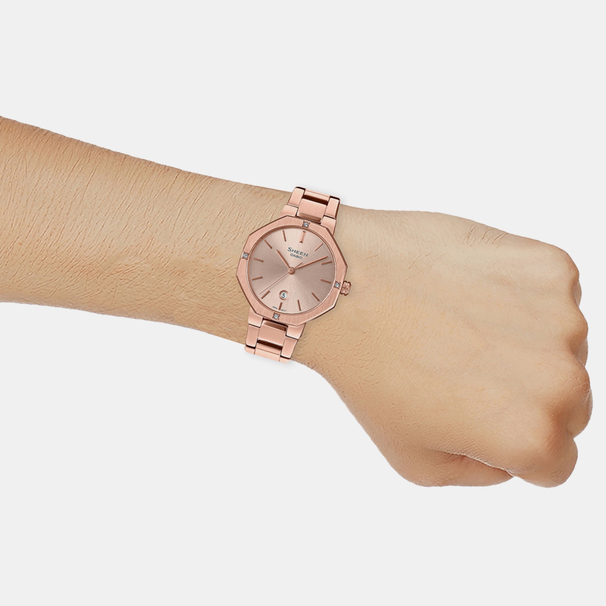 Casio Stainless Steel Rose Gold watch