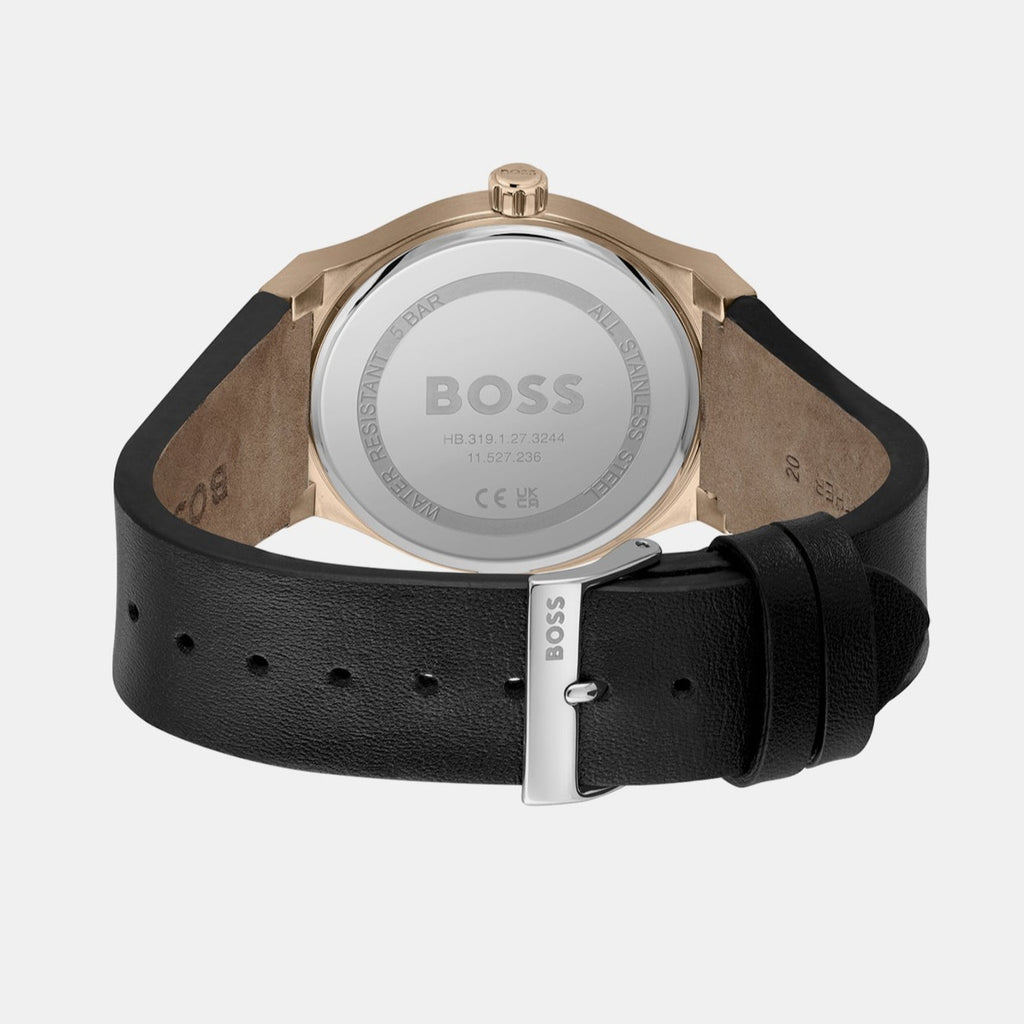 Boss Men Round Green watch