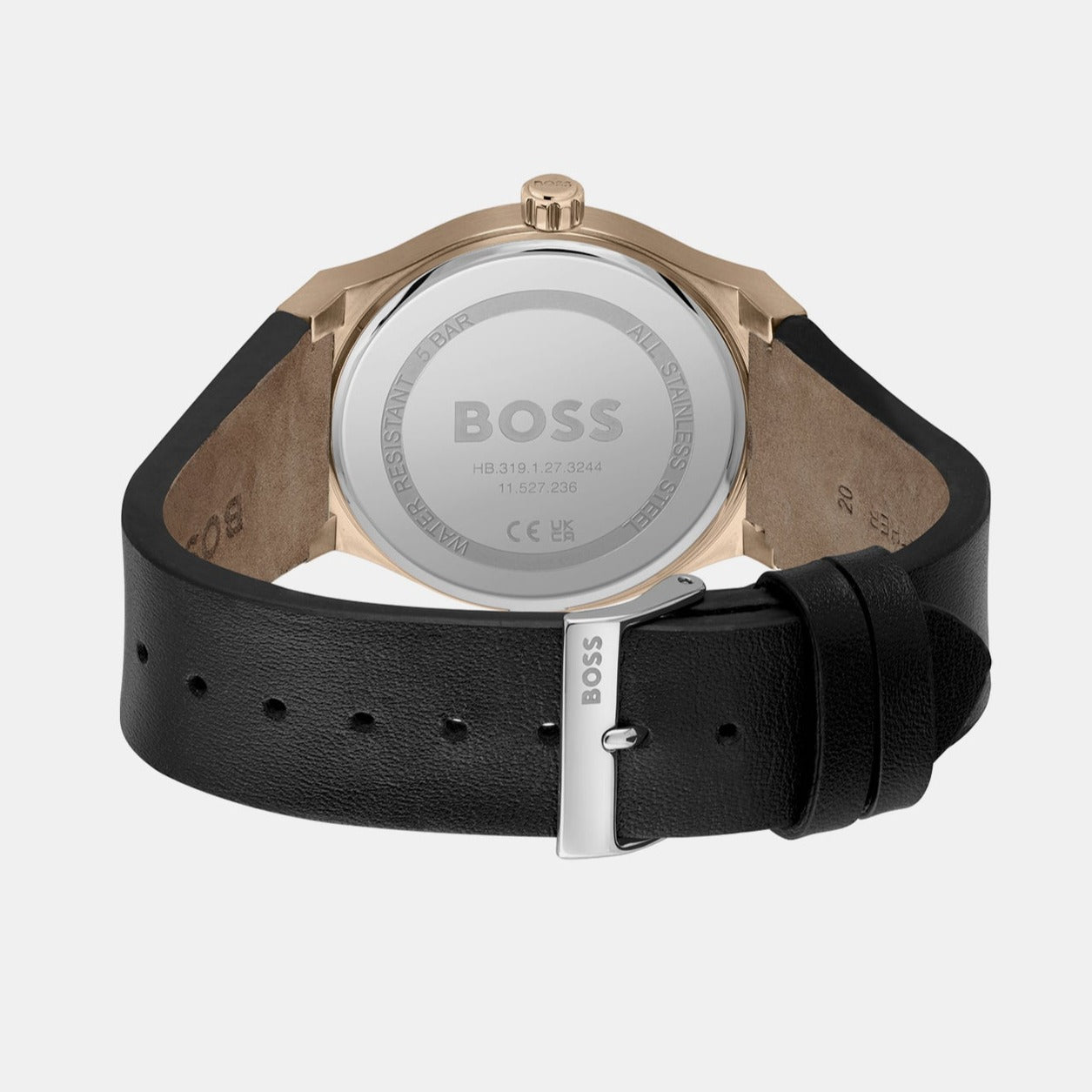 Boss Men Round Green watch