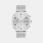 Calvin Klein Round Silver Chronograph watch
