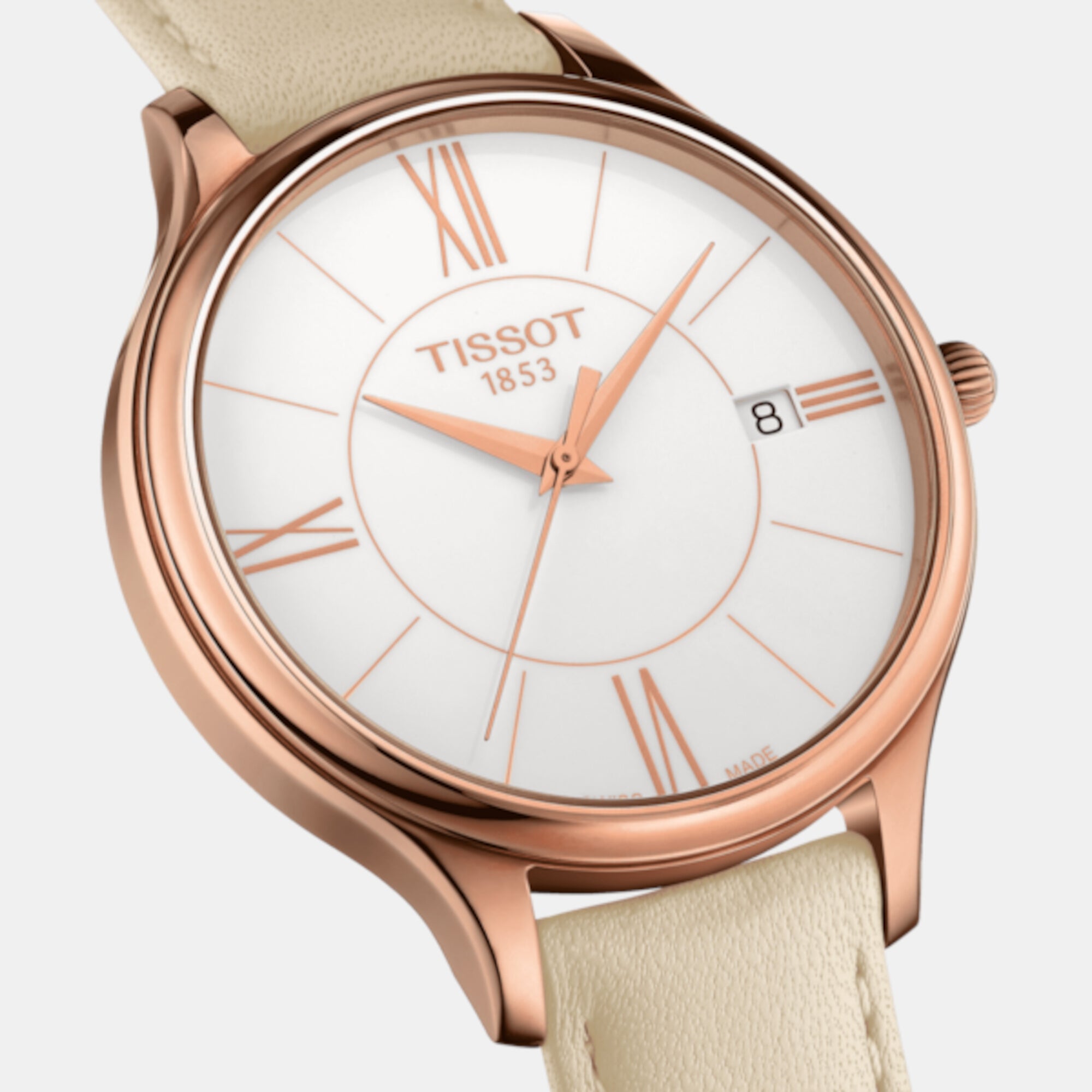 Tissot Women Round White watch