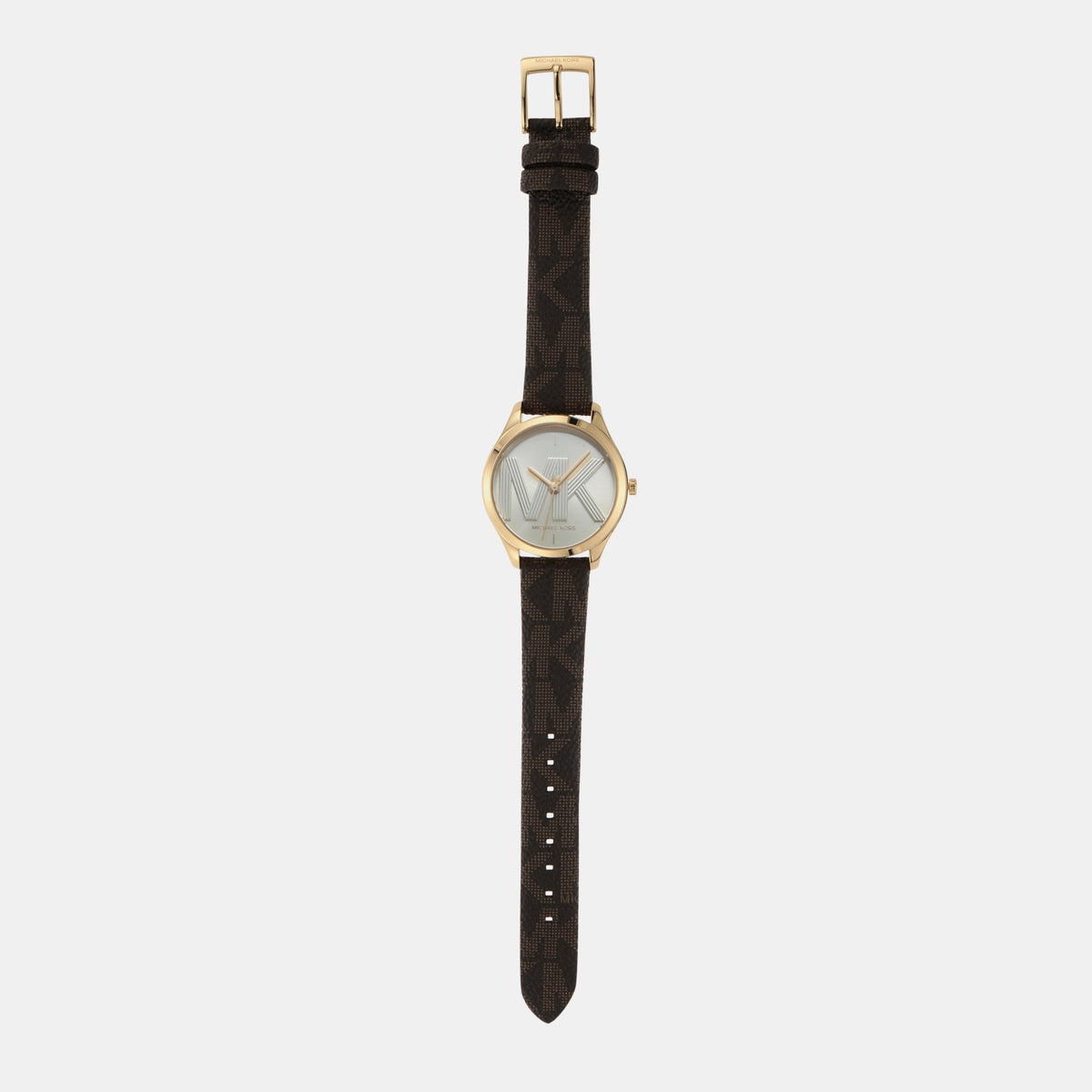 Jaycie Women Quartz Gold Dial Analog Leather Watch MK2862