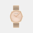 Calvin Klein Round Gold Analog watch