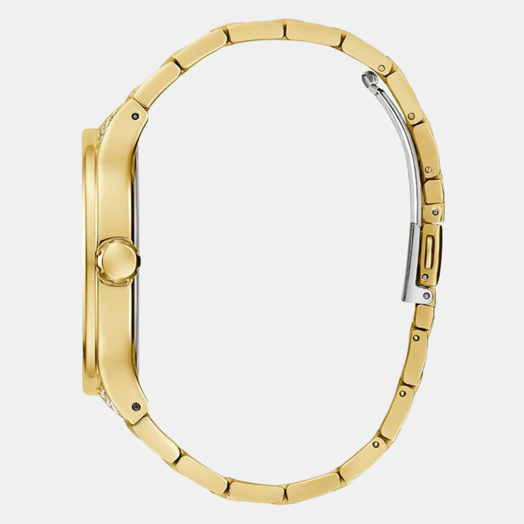 Men Quartz Black Dial Analog Stainless Steel Watch GW0565G1