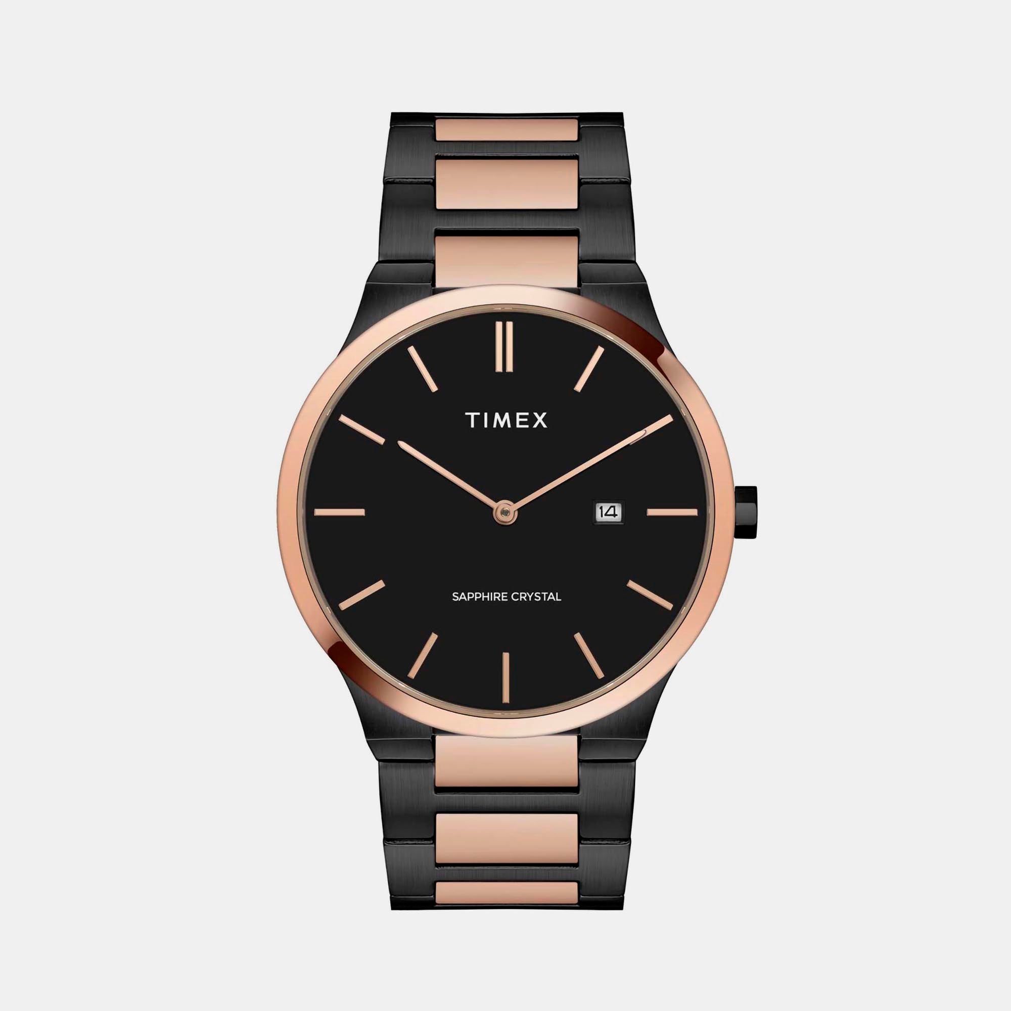 Timex Round Black Analog watch