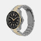 Men Black Analog Stainless Steel Watch AX1956