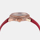 Female Rose Gold Analog Brass Watch MK4701