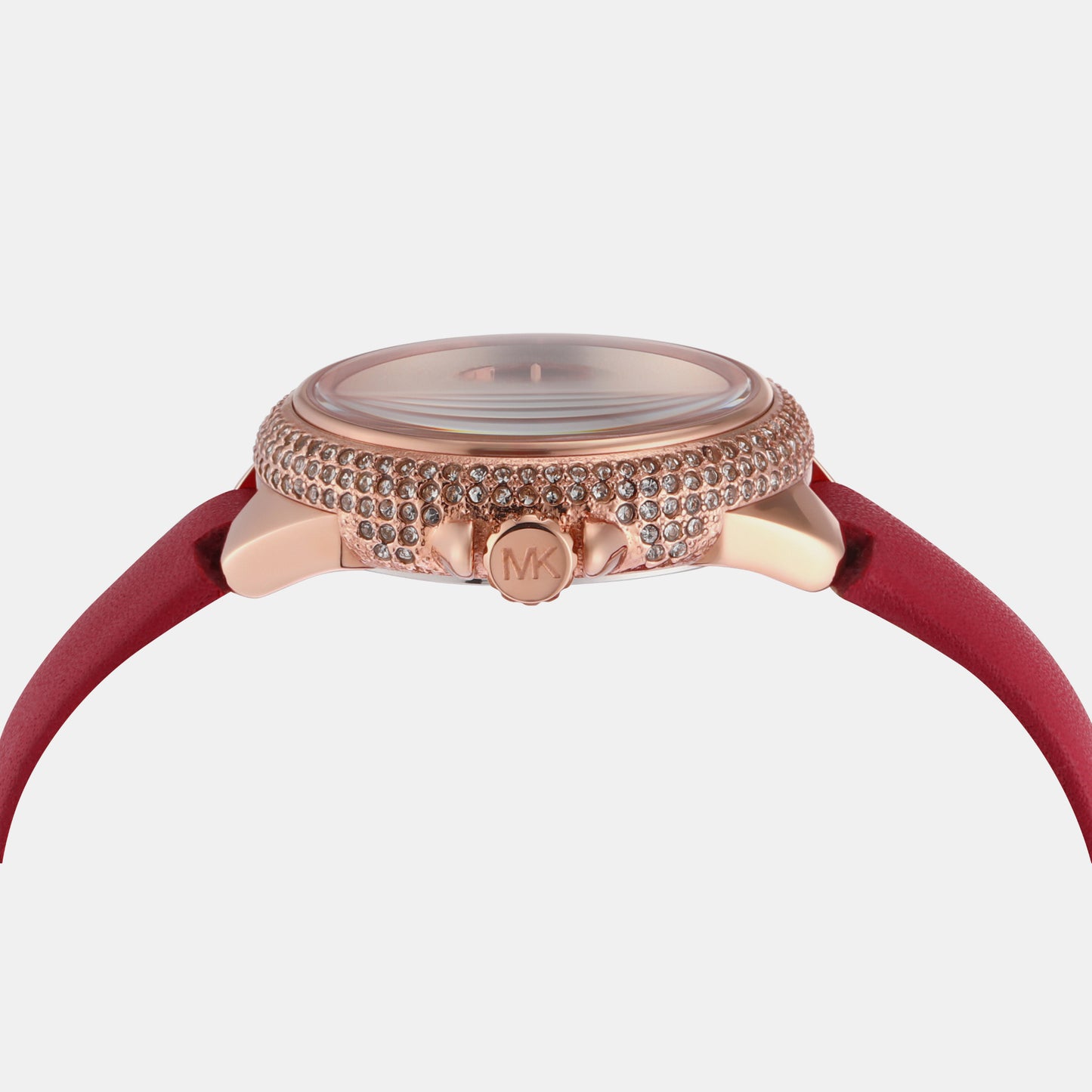 Female Rose Gold Analog Brass Watch MK4701