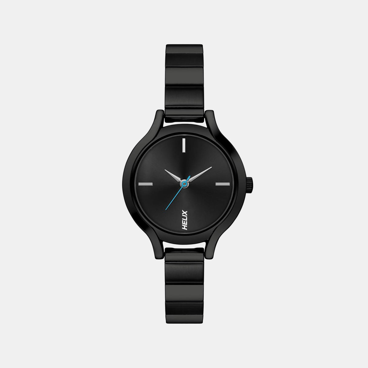 Helix Round Black Analog watch