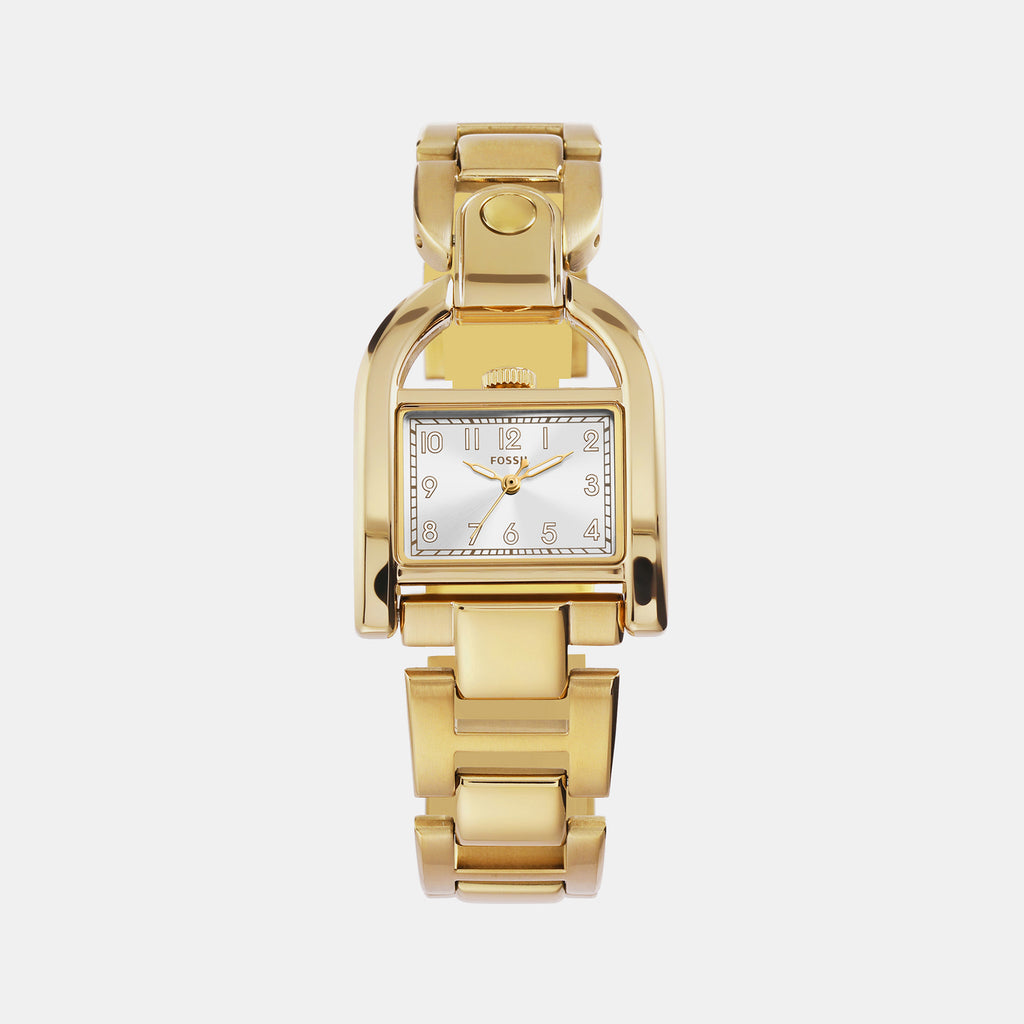 Fossil Square Silver Analog watch