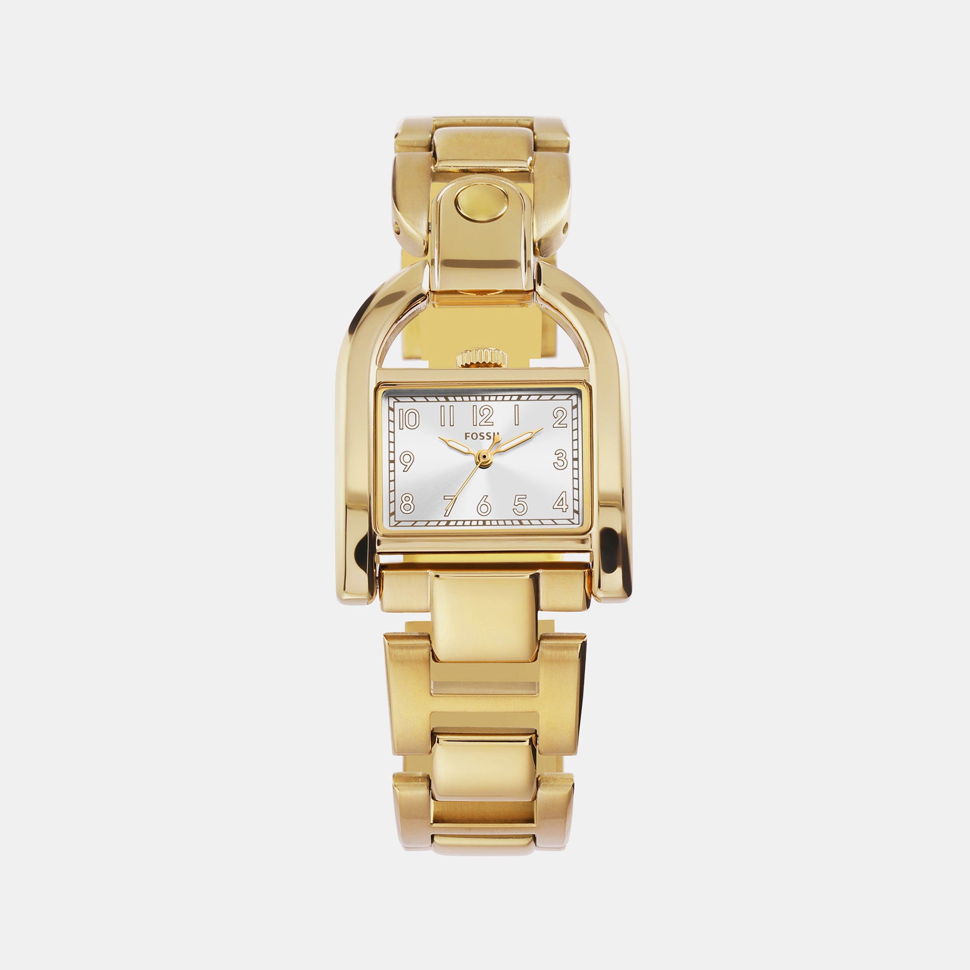 Fossil Square Silver Analog watch