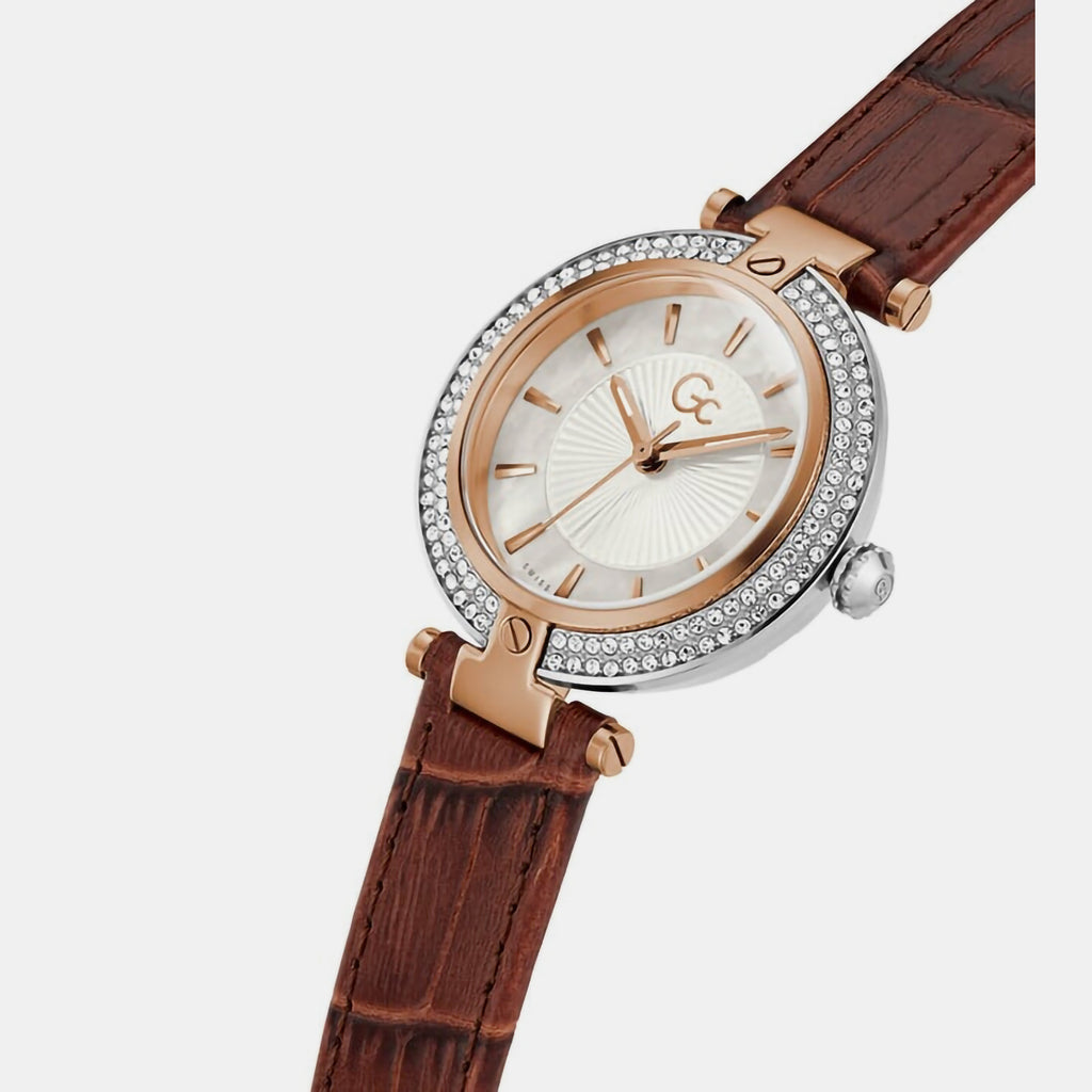 Vogue Women Quartz White Dial Analog Leather Watch Z22004L1MF