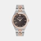 Ferragamo Round Brown Analog watch