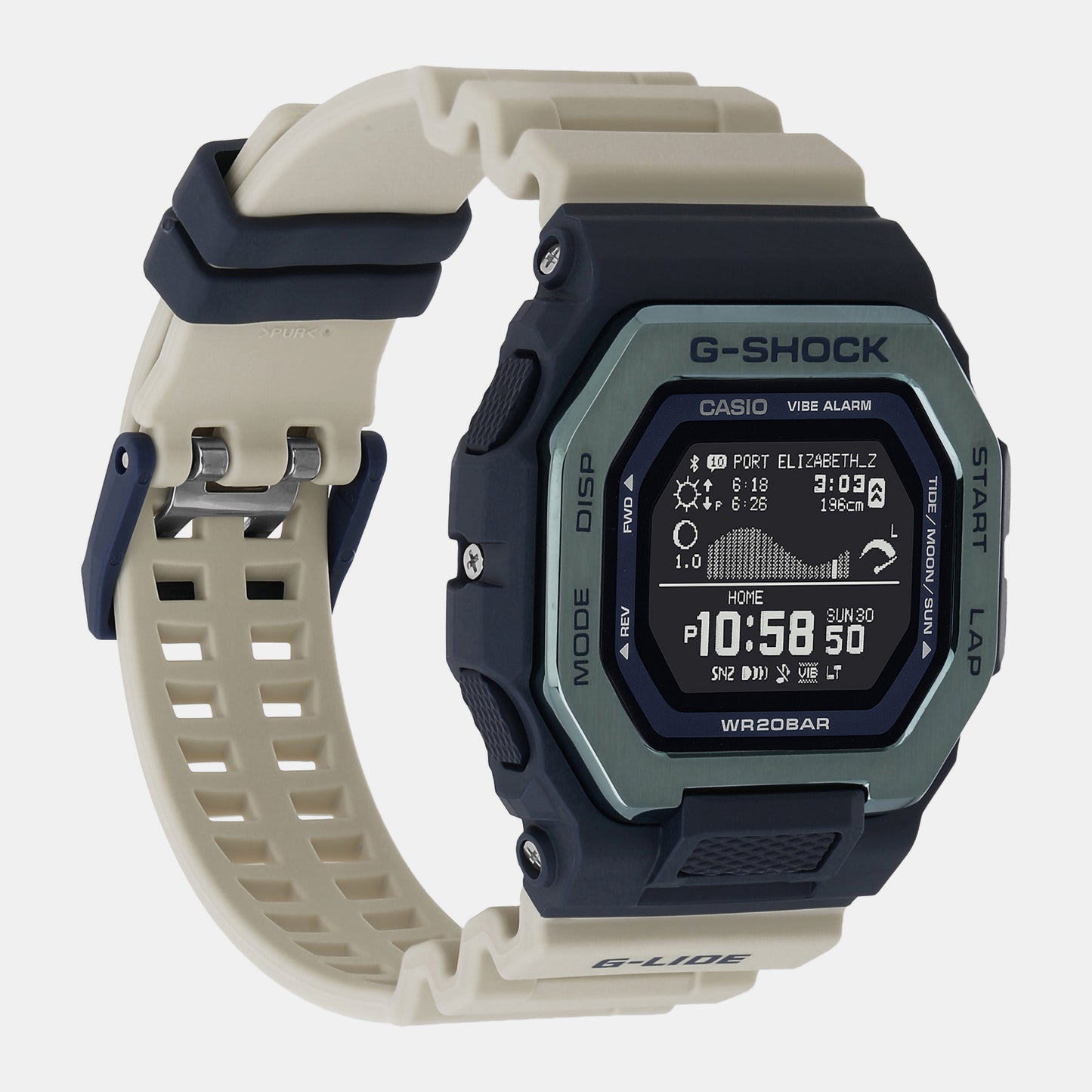 G-Shock Blue Men's Digital Resin Watch G1390 - GBX-100TT-2DR