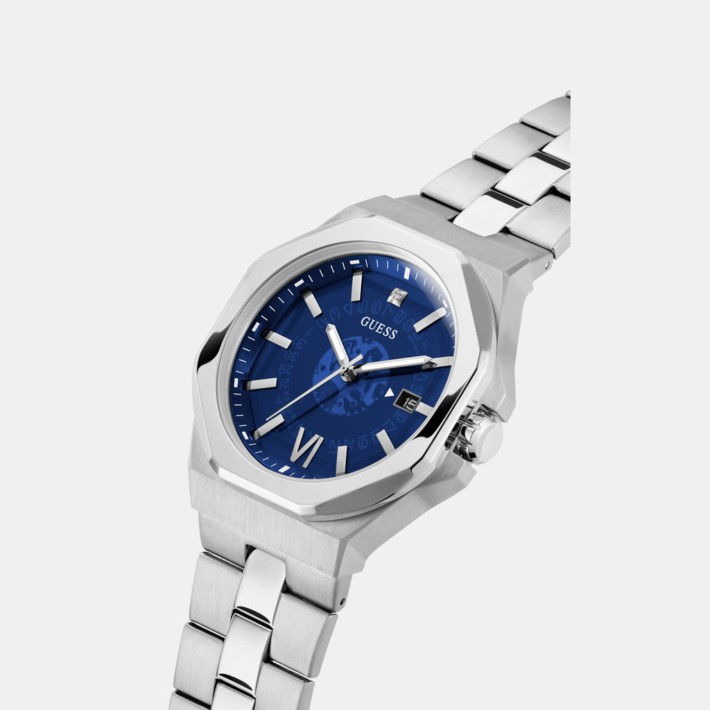 Guess Stainless Steel Round watch