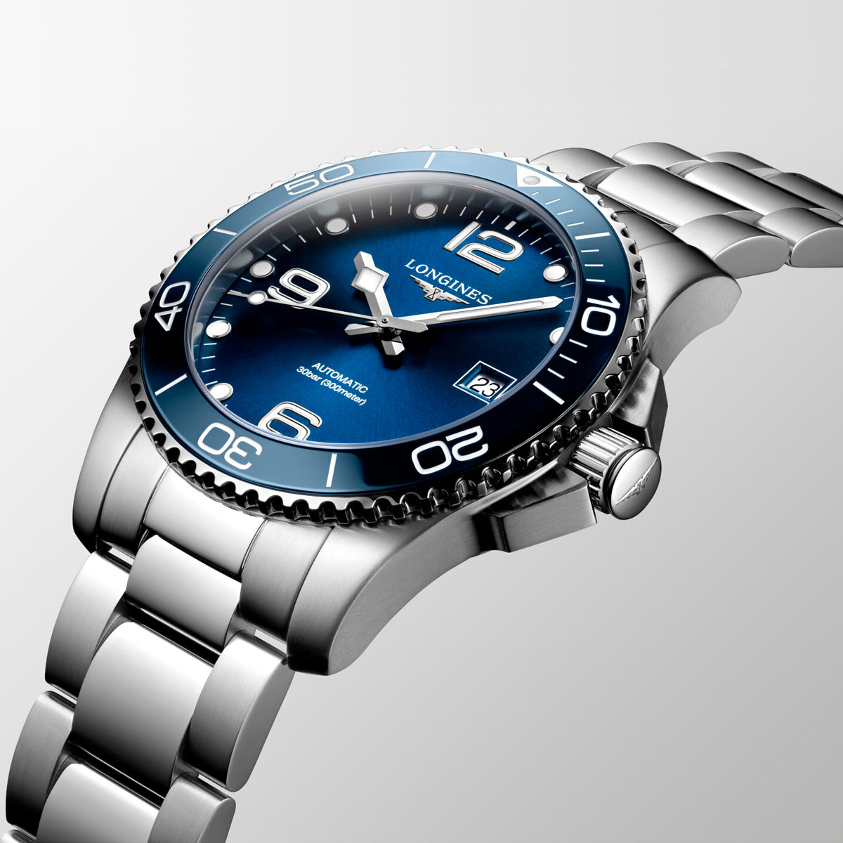 Longines Men Round Blue watch