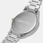 Ck Iconic Unisex Quartz Blue Dial Analog Stainless Steel Watch 25200165