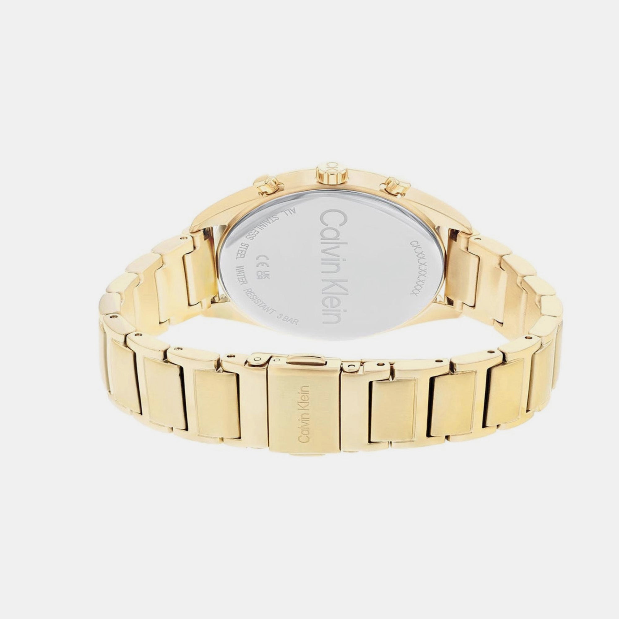 Calvin Klein Women Round Champagne watch