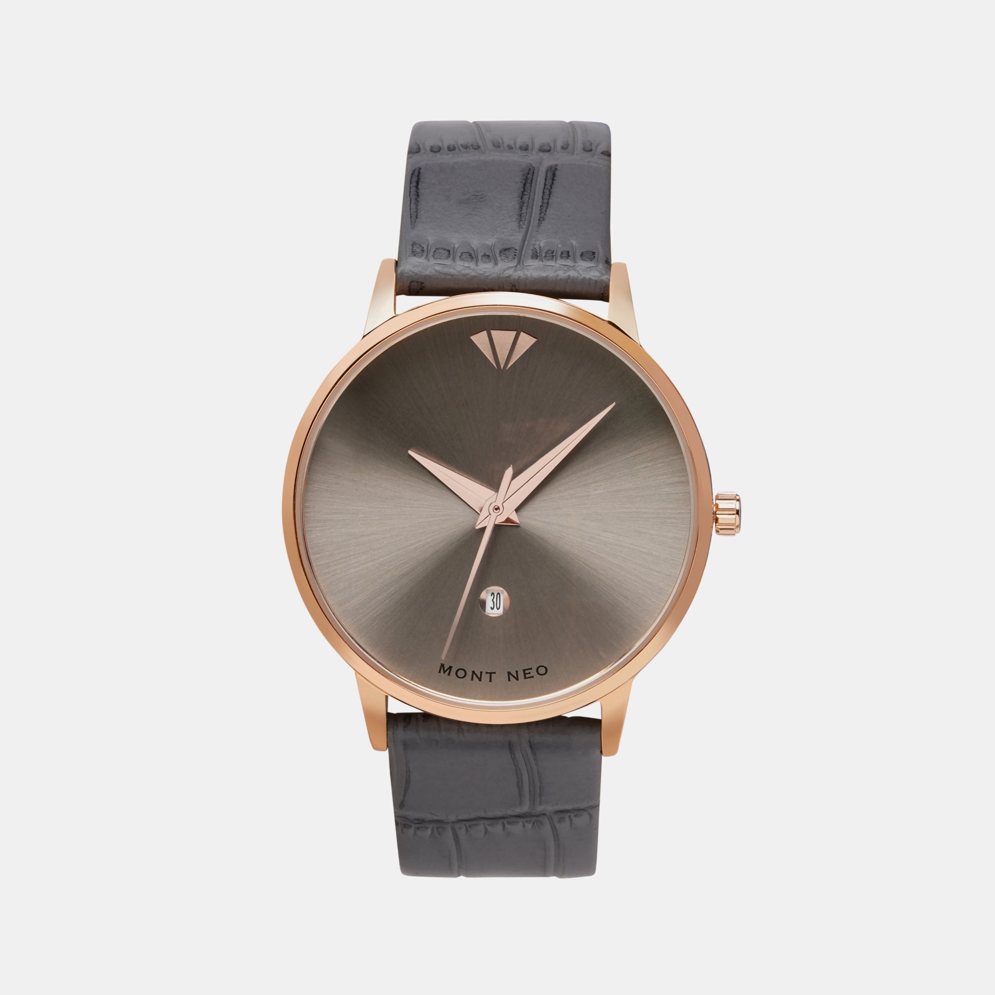Mont Neo Round Grey Analog watch