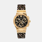 Versace Round Black Chronograph watch