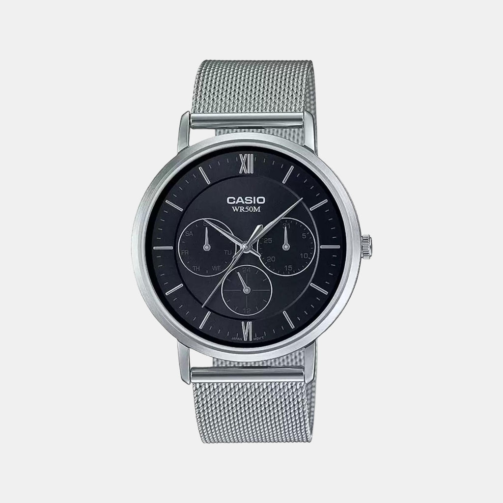 Casio Round Black Chronograph watch
