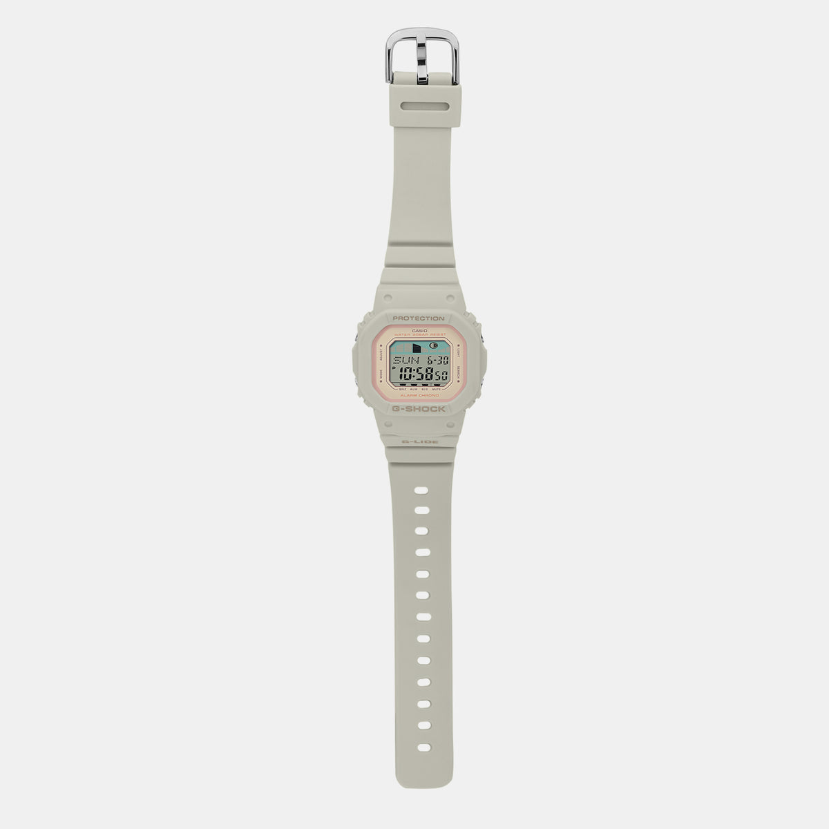 G-Shock Women Quartz Rose Gold Dial Digital Resin Watch G1399