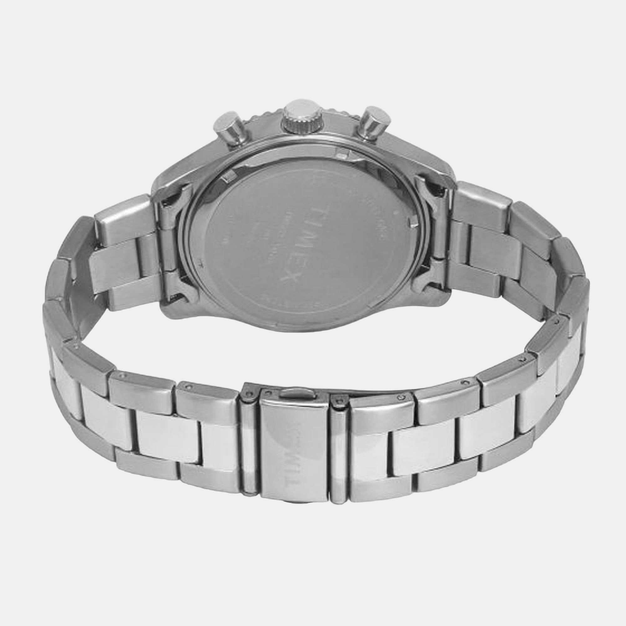 E Class Men Quartz Black Dial Chronograph Stainless Steel Watch TWEG22200