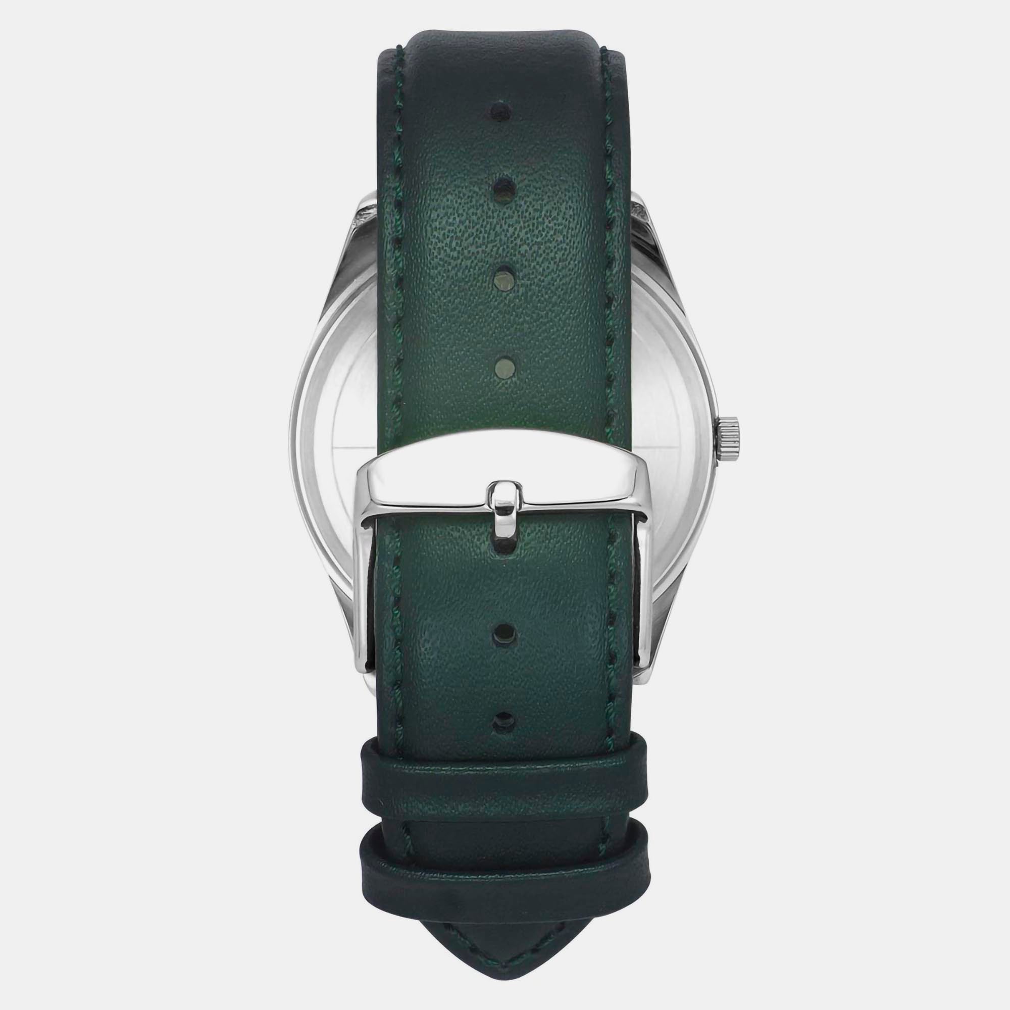 Timex Men Round Silver watch