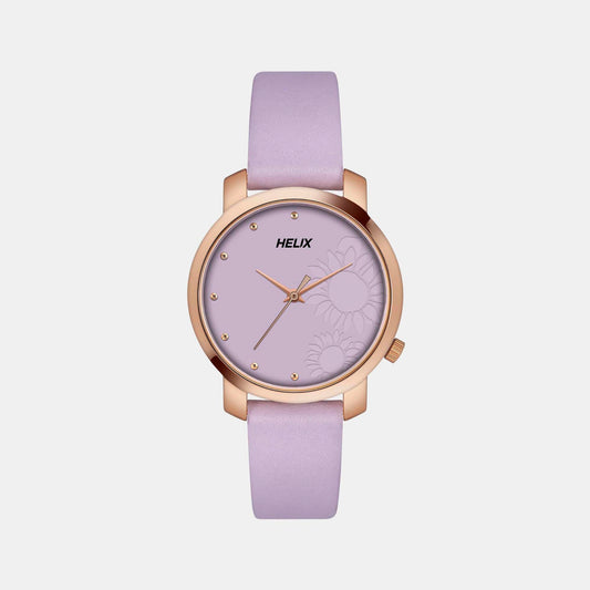 Female Lavender Analog Stainless Steel Watch TW032HL44