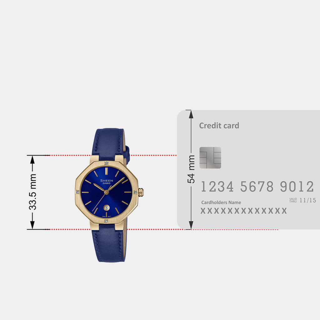 Casio 33 mm Blue Quartz watch