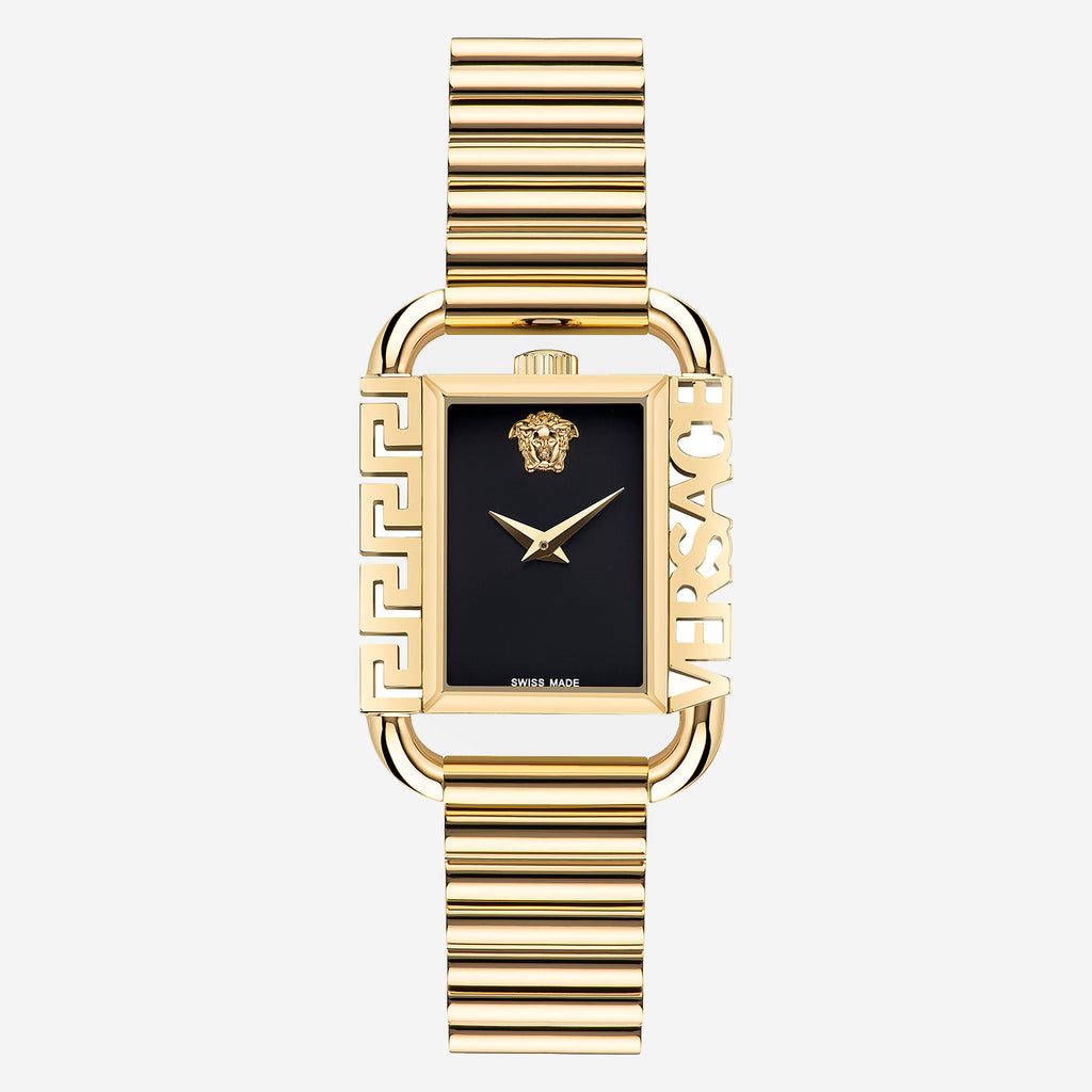 Versace Rectangular Black Analog watch