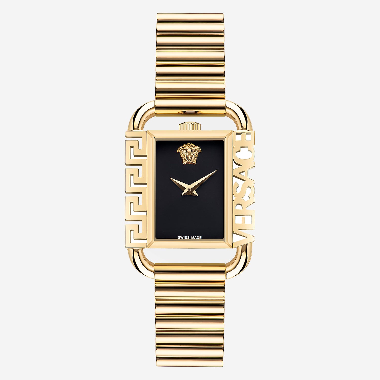 Versace Rectangular Black Analog watch