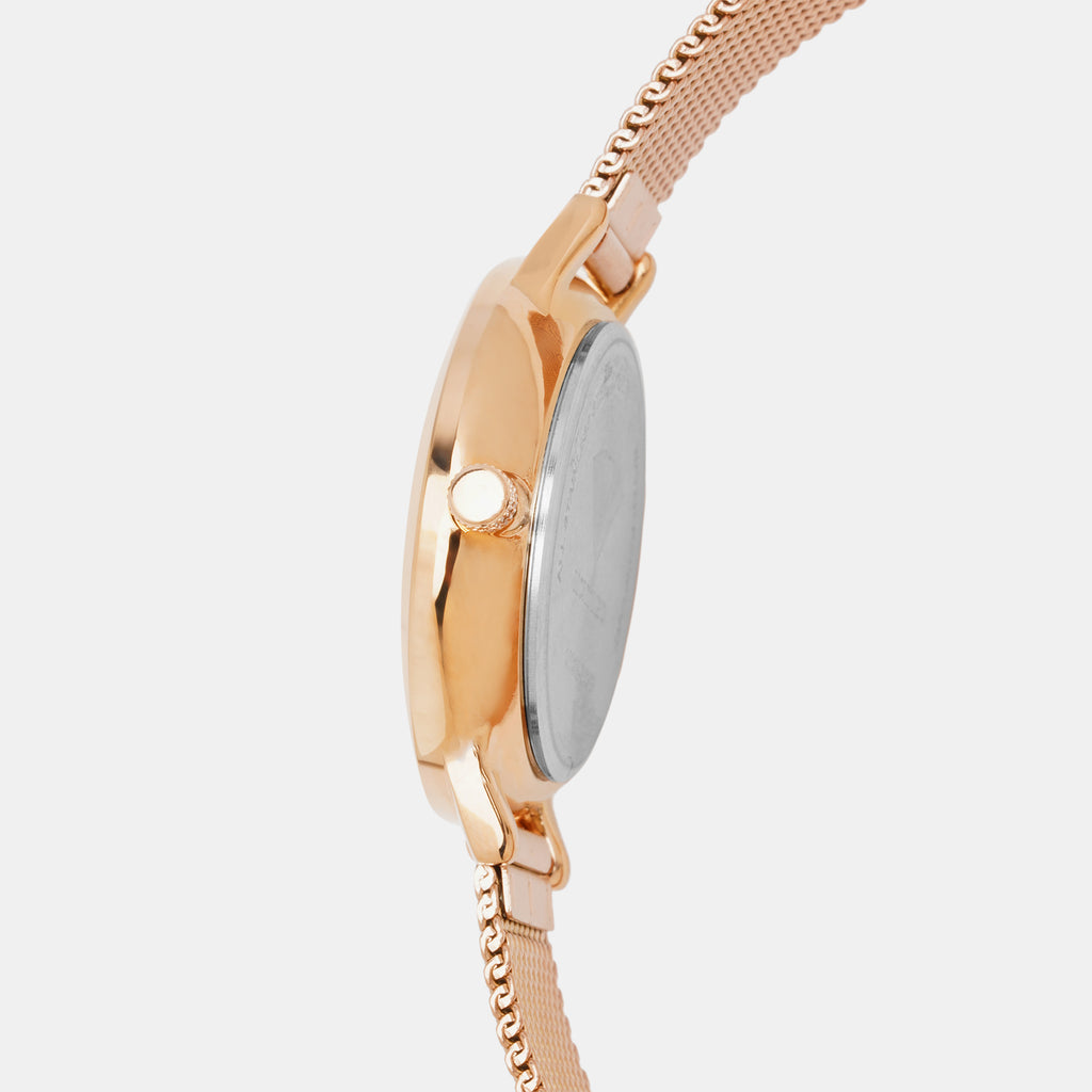 Mont Neo Women Round Rose Gold watch