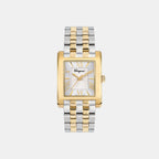 Ferragamo Rectangular Silver Analog watch