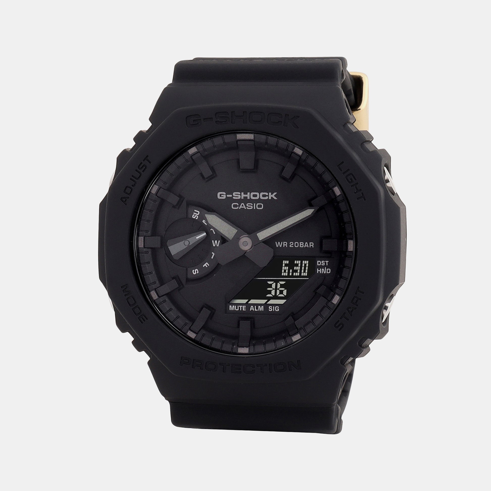 Casio G-Shock Men Quartz Black Dial Analog-Digital Resin Watch