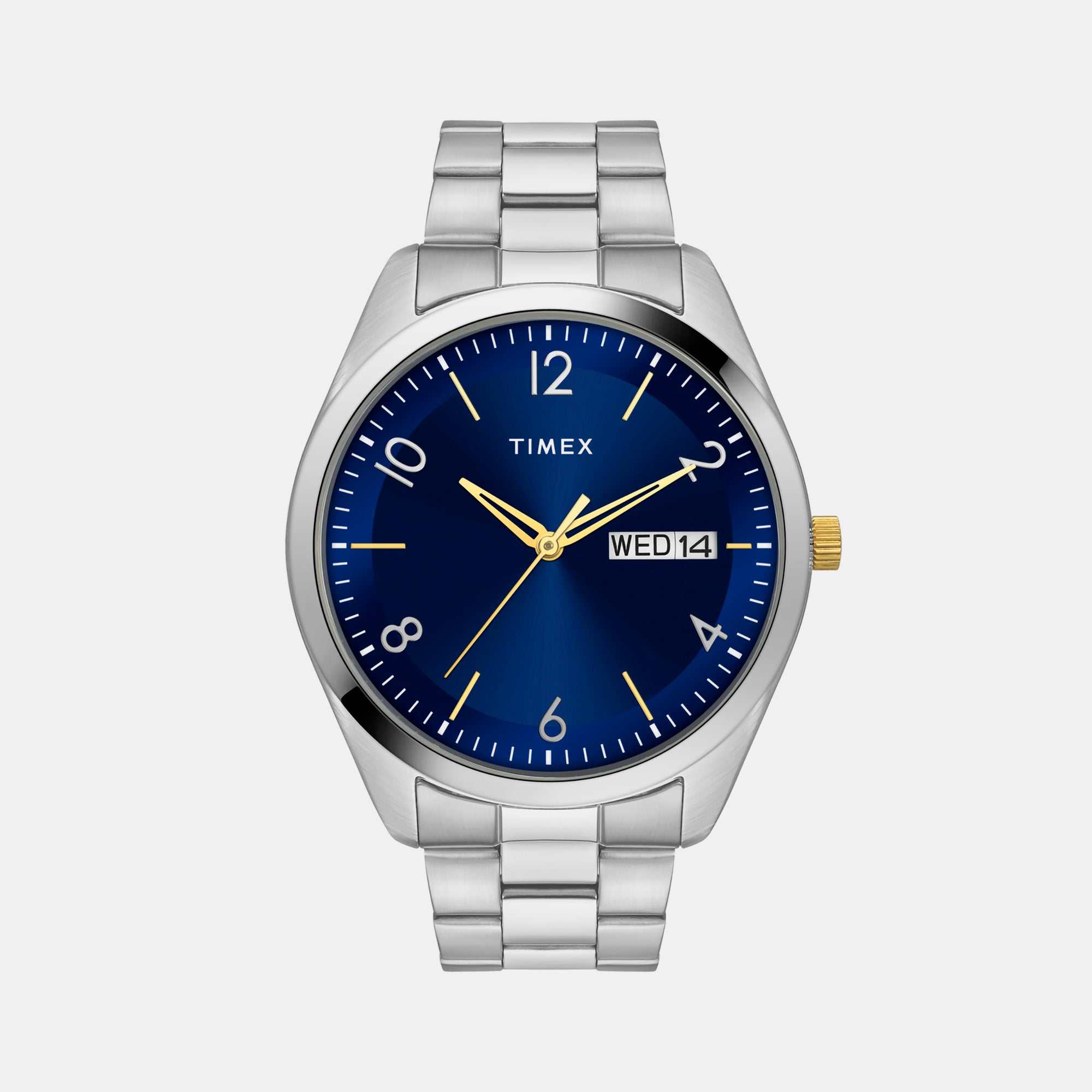 Blue face clearance timex watch