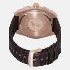 Men Quartz Blue Dial Chronograph Leather Watch AR11563