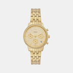 Fossil Round Gold Chronograph watch