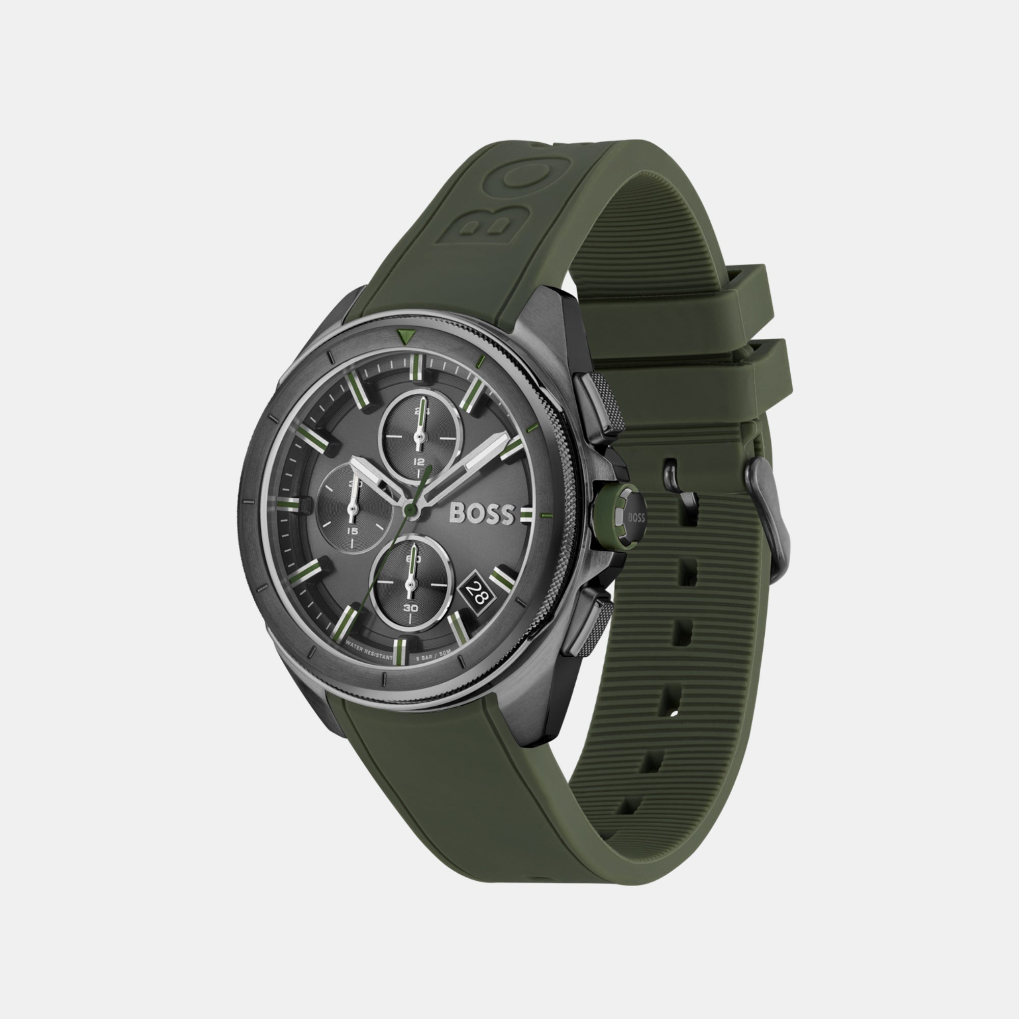 Boss Men Round Grey watch