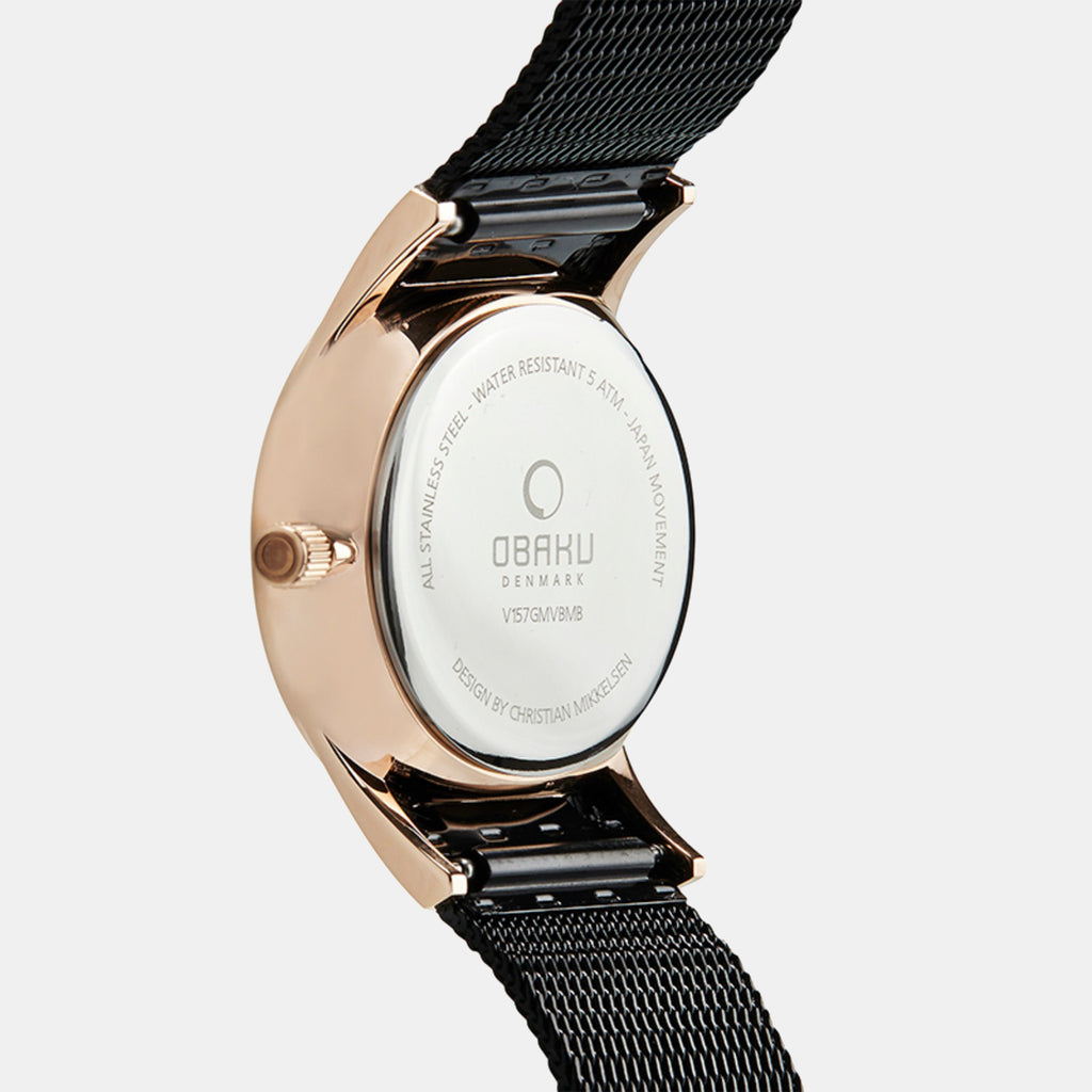 Obaku Stainless Steel Black watch