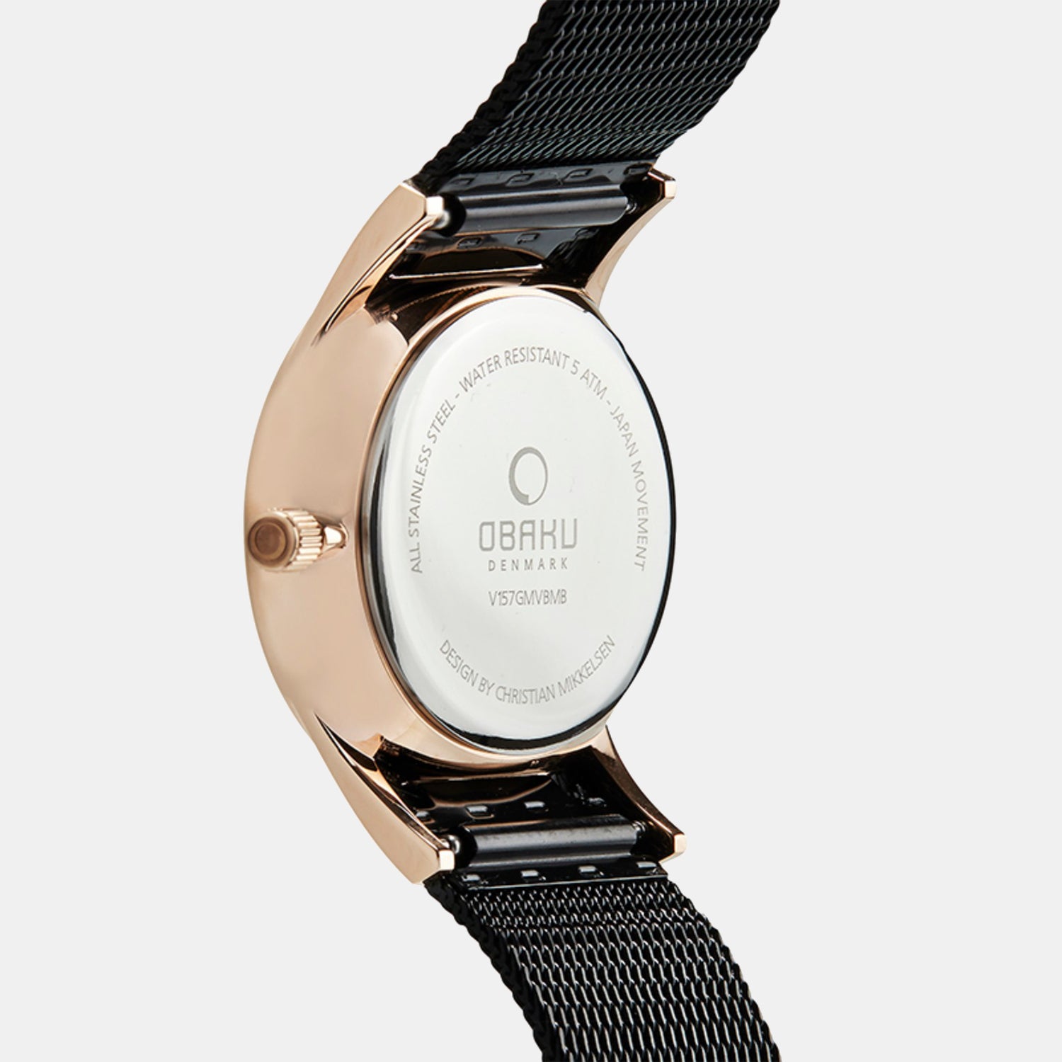 Obaku Stainless Steel Black watch