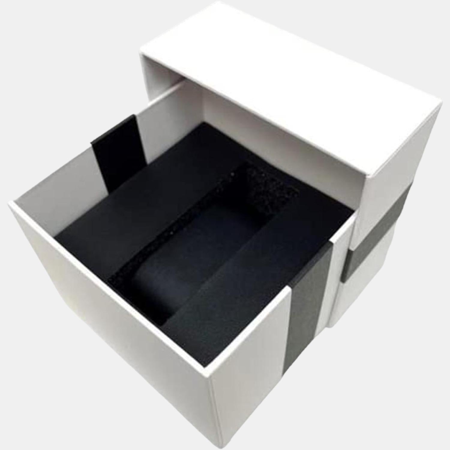 Calvin Klein Leather Silver watch