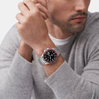 Fossil Round Quartz Analog Men watch